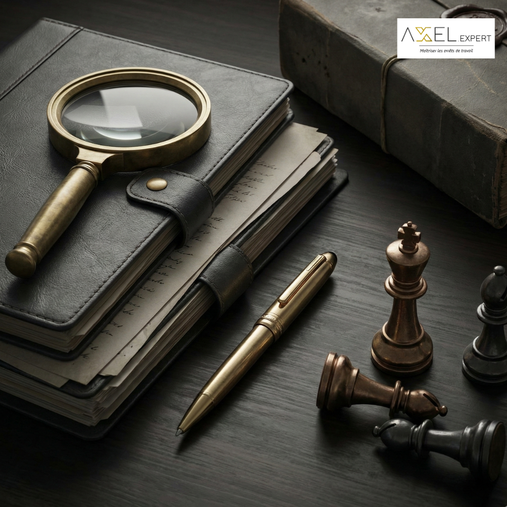 Illustration business stylisée pour Burn-out déclaré en accident du travail